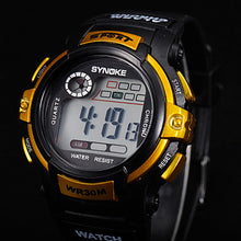 Boy Multifunction Digital LED Sports Alarm Date Waterproof Wrist Quartz Watch