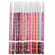12pc 15CM 12Colors WaterproofLip Liner Pencil Women's Professional Long Lasting Lipliner Lips Makeup Tools