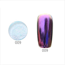 12 Colors Nail Glitter Powder Shinning Nail Mirror Powder Makeup Art DIY Chrome Pigment With Sponge Stick Acrylic Powders