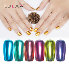 4pc / lot Mirror Effect Metal Multi-color Paint Topc oat Metal Nail Art Polish Woman Lady Makeup DIY Nail Art Tools Set