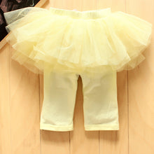 0-3Years Baby Princess Girl Kids Tutu Skirt Culottes Leggings Gauze Pants Party Bow Skirts