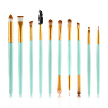10pcss Pro Beauty Eye Shadow Eyeliner Cosmetic Makeup Brush Brushes Set Tool