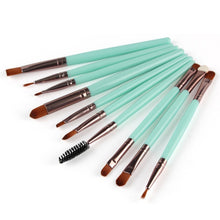 10pcss Pro Beauty Eye Shadow Eyeliner Cosmetic Makeup Brush Brushes Set Tool