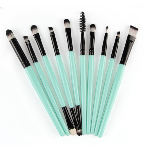10pcss Pro Beauty Eye Shadow Eyeliner Cosmetic Makeup Brush Brushes Set Tool