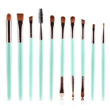 10pcss Pro Beauty Eye Shadow Eyeliner Cosmetic Makeup Brush Brushes Set Tool