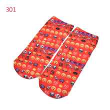 10 Styles Women 3D Printed Smiley Face Emoticons Emoji Amusing Ankle Socks Costume Accessories For Women