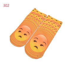 10 Styles Women 3D Printed Smiley Face Emoticons Emoji Amusing Ankle Socks Costume Accessories For Women