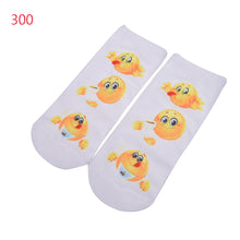 10 Styles Women 3D Printed Smiley Face Emoticons Emoji Amusing Ankle Socks Costume Accessories For Women