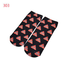 10 Styles Women 3D Printed Smiley Face Emoticons Emoji Amusing Ankle Socks Costume Accessories For Women