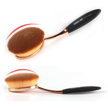 2pcs Powder Foundation Brush Blend Tools Oval Cosmetic Cream Puff Powder Blush Make Up Brushes