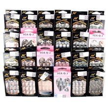 25 Patterns Acrylic Designer Nail tips False French Nails Full 24pcss