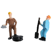 25Pcs Workmen Model Train Workers Figures Workman Painted Little People Model Building 1:87 Scale Toy Figures for Kids