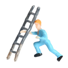 25Pcs Workmen Model Train Workers Figures Workman Painted Little People Model Building 1:87 Scale Toy Figures for Kids