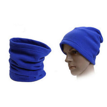 3 in 1 Multifunctional Scarf Men Women Thermal Warm Fleece Snood Scarf Neck Warmer Beanie Ski Balaclava Hat