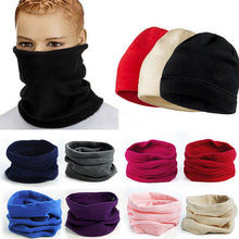 3 in 1 Multifunctional Scarf Men Women Thermal Warm Fleece Snood Scarf Neck Warmer Beanie Ski Balaclava Hat