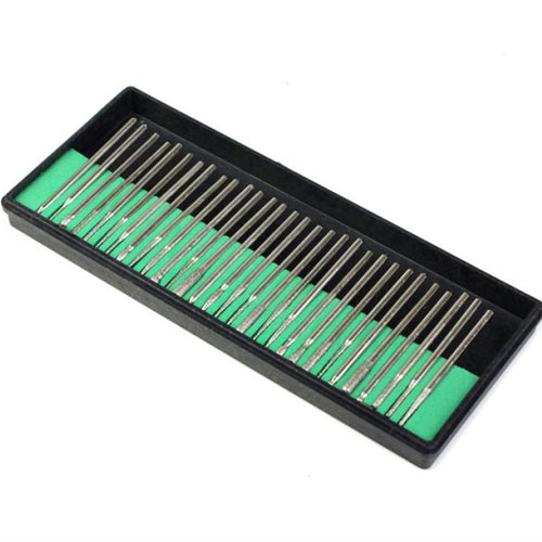 30pc Replacement Bits For Electric Nail Art Sanding Drill Metal Machine Tool Lucky