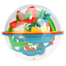 3D Spherical Maze Intellect Ball Balance Magical Puzzle Maze Ball with 208138118100 Barriers Educational Kids Toys