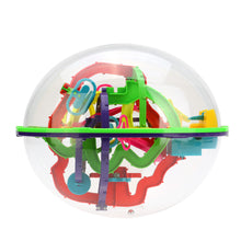 3D Spherical Maze Intellect Ball Balance Magical Puzzle Maze Ball with 208138118100 Barriers Educational Kids Toys
