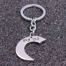 3pc Family Charm Keyring Big Middle Little Sis Sister Heart Keychains Women Girl Friends