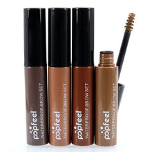 4 Color Eyebrow Mascara Dye Cream Tint Gel Brush Waterproof Beauty Makeup Tool