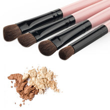 4pcss Professional Eye Brushes Set Eyeshadow Foundation Mascara Blending Pencil Brush Makeup Tool Cosmetic Black Popular