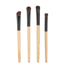 4pcss Professional Eye Brushes Set Eyeshadow Foundation Mascara Blending Pencil Brush Makeup Tool Cosmetic Black Popular