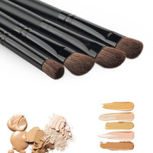 4pcss Professional Eye Brushes Set Eyeshadow Foundation Mascara Blending Pencil Brush Makeup Tool Cosmetic Black Popular
