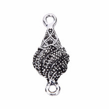 40Pcs Bulk Tibetan Style Alloy Pendants Conch shells Sea Star anchor Mix Pendants Charms DIY Jewelry