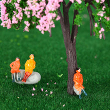 50Pcs Colorful People Model Painted Model Toy Figures Train Passenger Model Seated People Building Layout 1:87 Scale for Kid