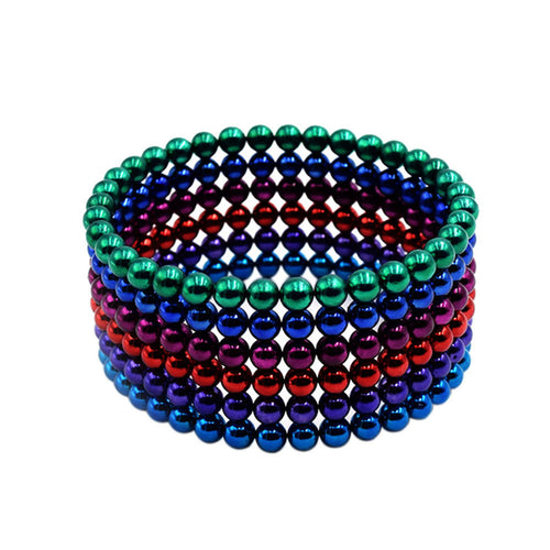 5mm Magnetic Beads 216 Pieces Colormix Magnetic Balls Puzzle Spheres Educational Toy for DIY Project