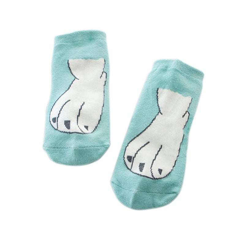 born Baby Girls Boys Anti-slip Socks Claws Pattern Cartoon Socks Crib Socks PE3