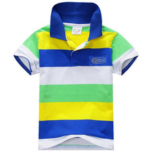 1-7Y Baby Children Boys Striped T-shirts Kids Tops S Tee Polo Shirts Clothing