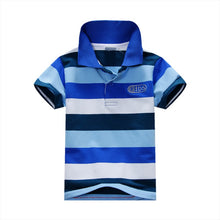 1-7Y Baby Children Boys Striped T-shirts Kids Tops S Tee Polo Shirts Clothing