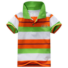 1-7Y Baby Children Boys Striped T-shirts Kids Tops S Tee Polo Shirts Clothing