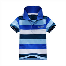 1-7Y Baby Children Boys Striped T-shirts Kids Tops S Tee Polo Shirts Clothing
