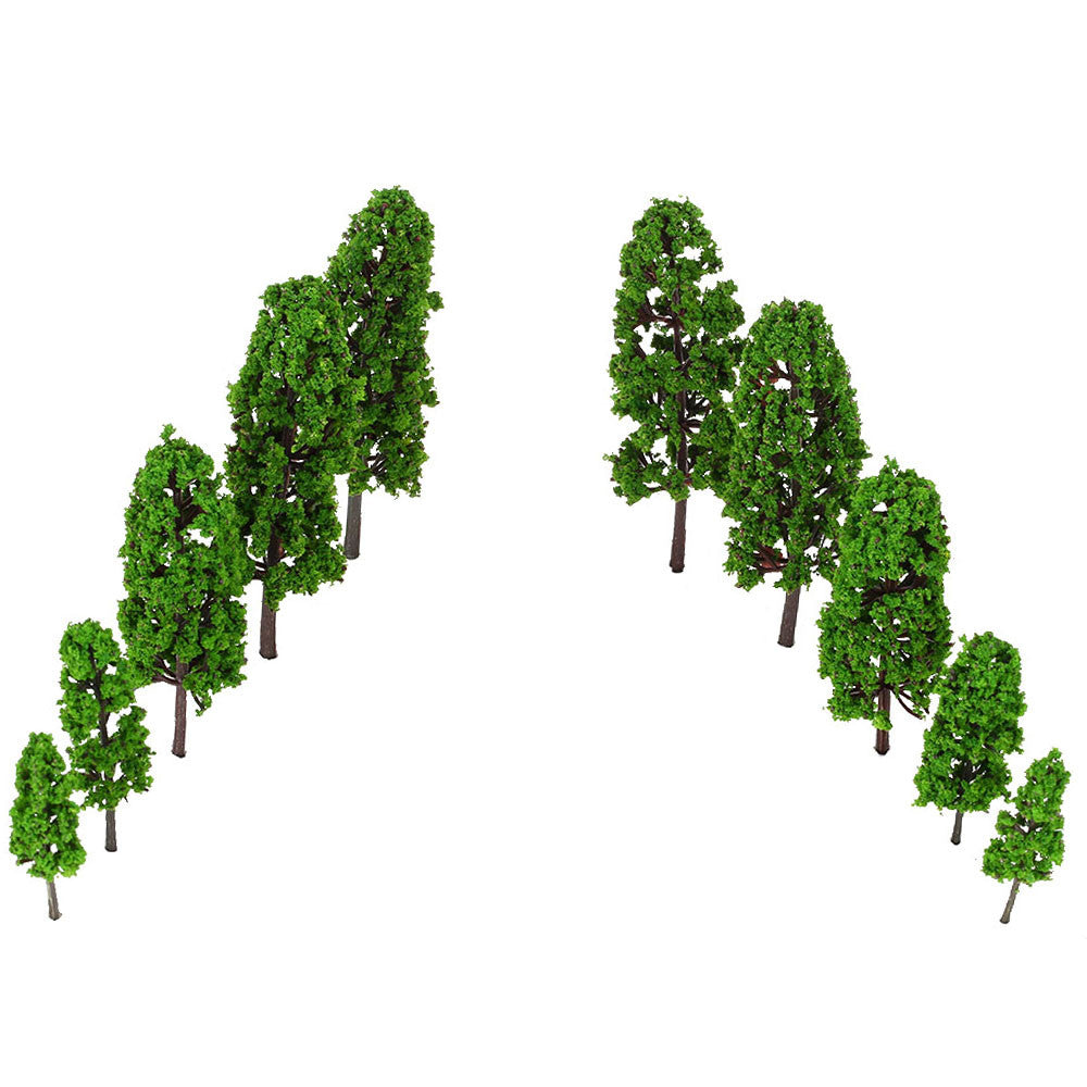 Train Layout Green Pagodo Tree Model Garden Scenery Landscape Architec ...