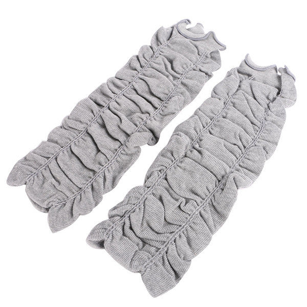 born Baby Boy Girls Infant Wrinkled Leggings Socks Kids Leg Warmers Knee Pad Y8