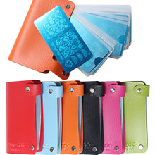 24 Slots Nail Art Stamp Plate Stamping Plates Holder Storage Bag Cases Stamp Bag Organizer 15*8.5cm Nail Stamping Plate