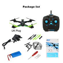 Original JJRC JJPRO X1 24G 4CH 6-Axis RC Quadcopter Brushless Motor RTF Drone RC Helicopter with LED light and 3D