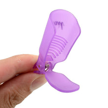 10pc Plastic Nail Art Soak Off Cap Clip UV Gel Polish Remover Wrap Tool