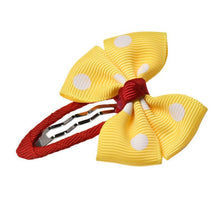 bow dot children kids baby girls hair accessories clip hairpins barrettes headwear flowerBoutique