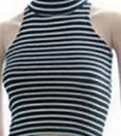 4 Colors Women Pullovers Women Tanks Tops S-L High Neck Crop Top For Women Clothing