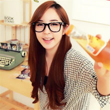 Unisex Eyewear Frames Clear Lens Nerd Glasses Square Frame Men's Women's Trendy Accessories