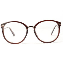 Unisex Women Men Retro Round Nerd Glasses Curving Earstems Semi Metal Frame Spectacles Oculos Feminino