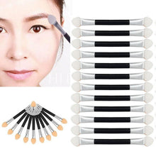 12pc Makeup Double-end Eye Shadow Eyeliner Brush Sponge Applicator Tool