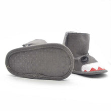 0-18 Months Kids Baby Boys Girls Snow Boots Shark Mouth Snowshoes Warm Crib Shoes