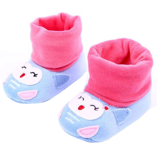 /Fall Cute Baby Boots Boys Girls Toddlers Kid Indoor Fleece Crib Shoes PY5