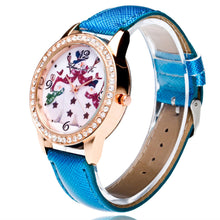 5 Colors Snowman Women Ladies Luxury Diamond Leather Quartz Wrist Dress Watch Montre femme Clock Gift
